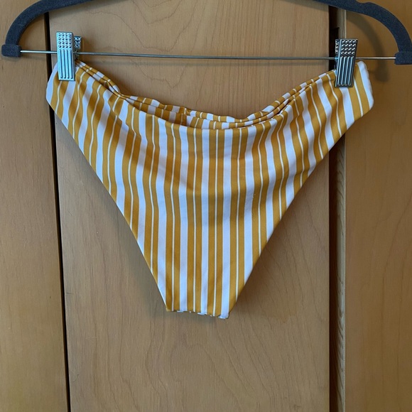 yellow candy striped bikini - Picture 6 of 6